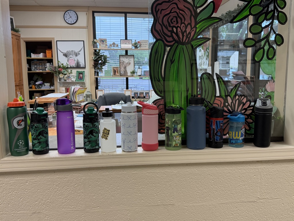 All the water bottles!