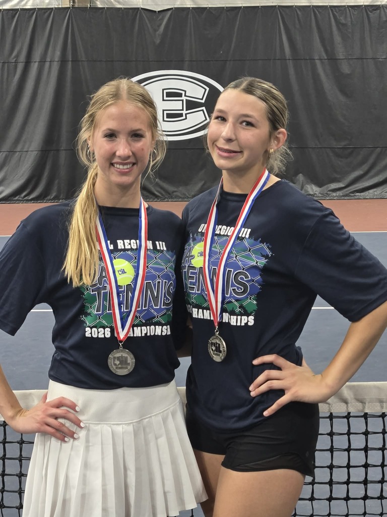 Katherine Philley and Kyleigh Woodfin 2nd Place Girls Doubles