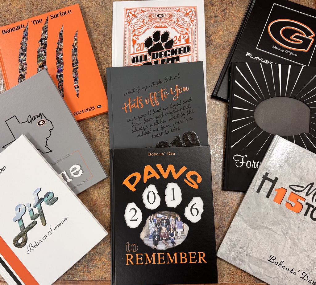 Yearbooks for sale! 2015-2019, 2021, 2023, and 2024 for just $10 and 2025 for just $30!