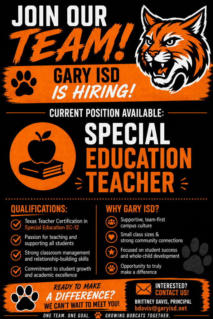 Special education teacher flyer