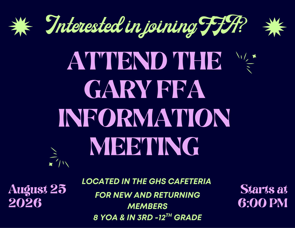 Gary FFA Meeting