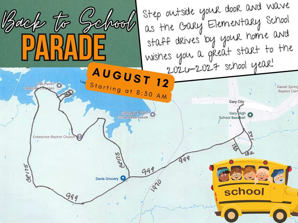 Back to School Bus Parade Route