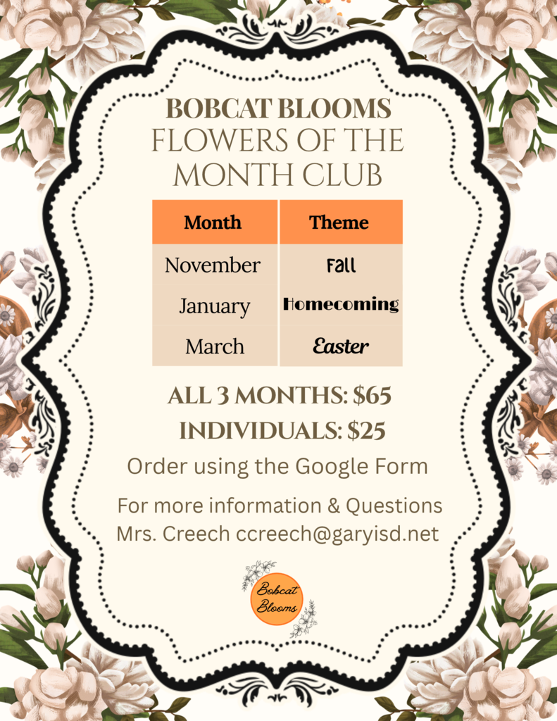Bobcats Blooms!