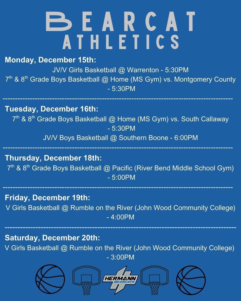Athletics dec 15-20