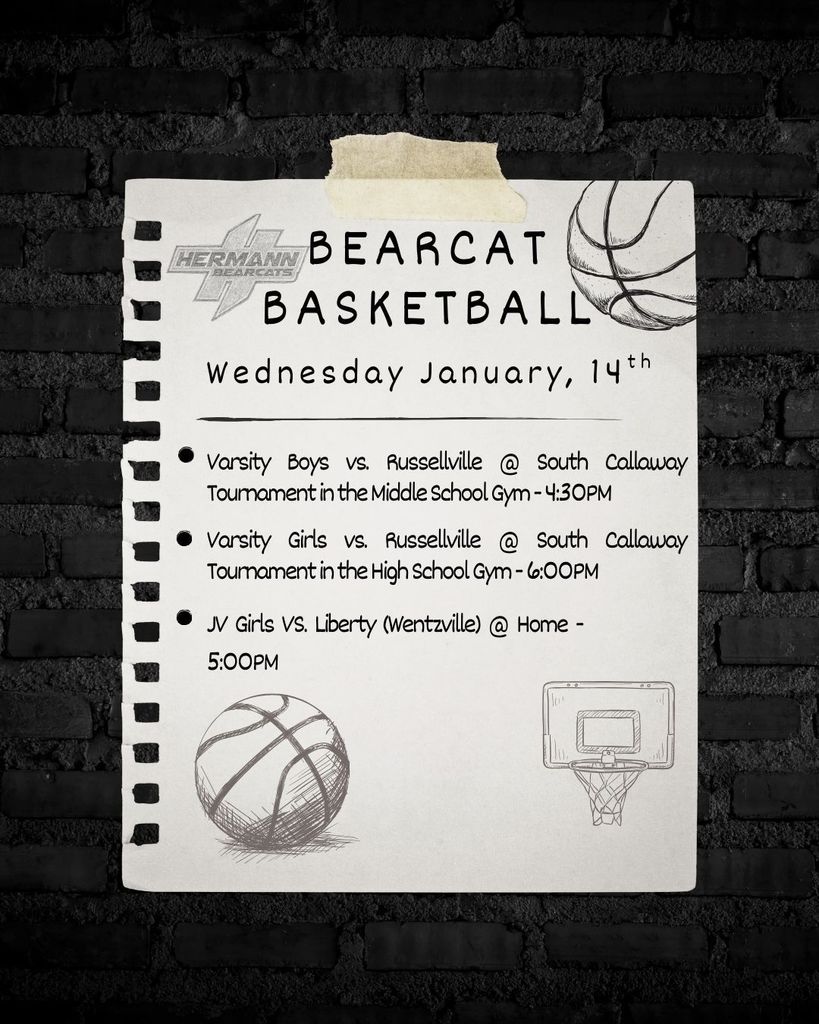 Wednesday Jan. 14th basketball games 