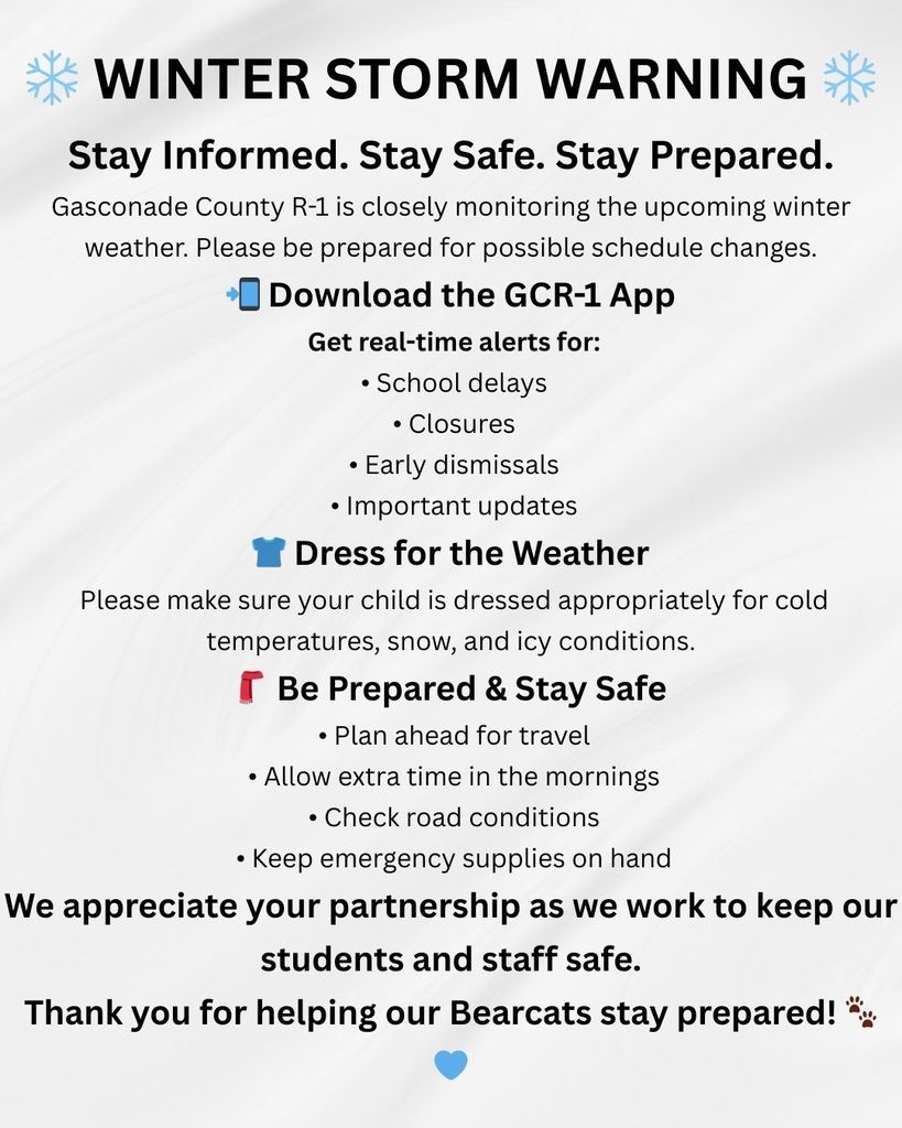 Winter Storm Warning Information
