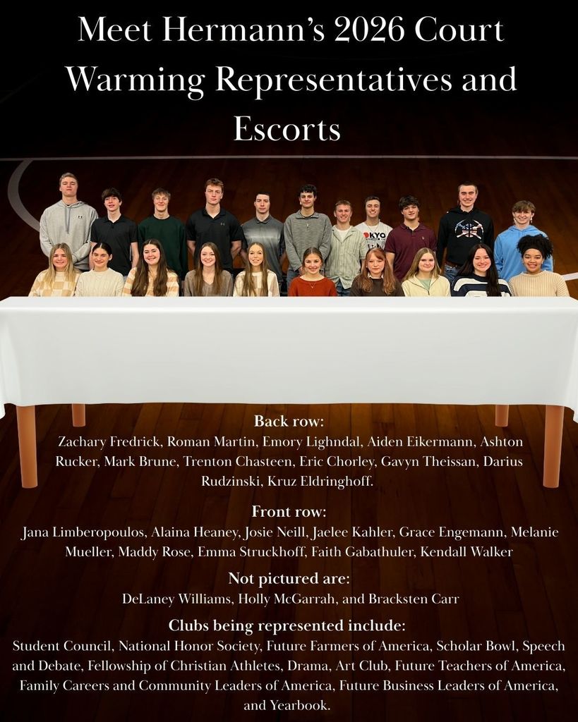 Meet Our Court Warming Reps and Escorts 