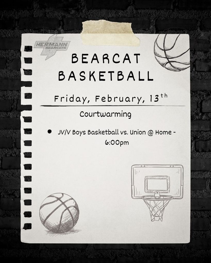 Courtwarming, Friday, February, 13th game time 