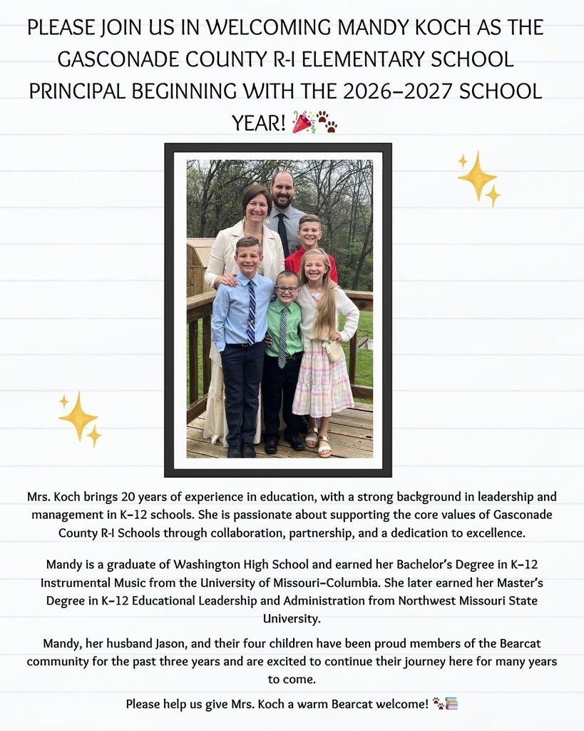 Mandy Koch Welcome Post