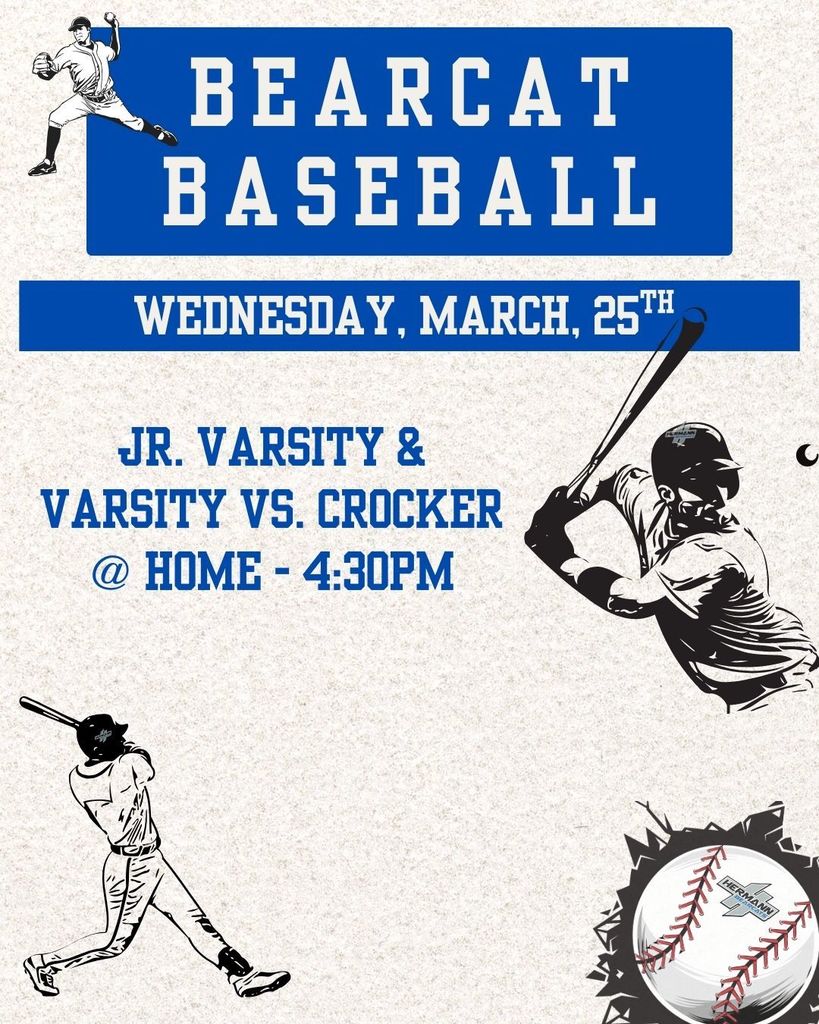 March 25 baseball game location & time