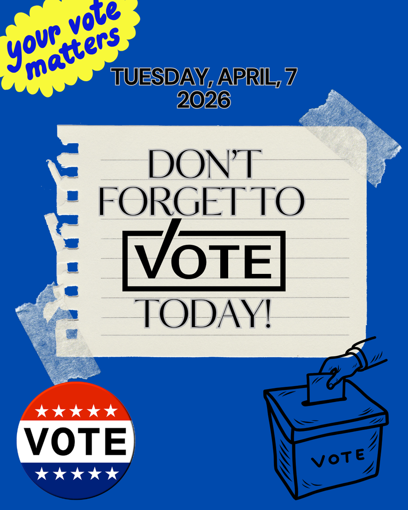 Don't forget to vote