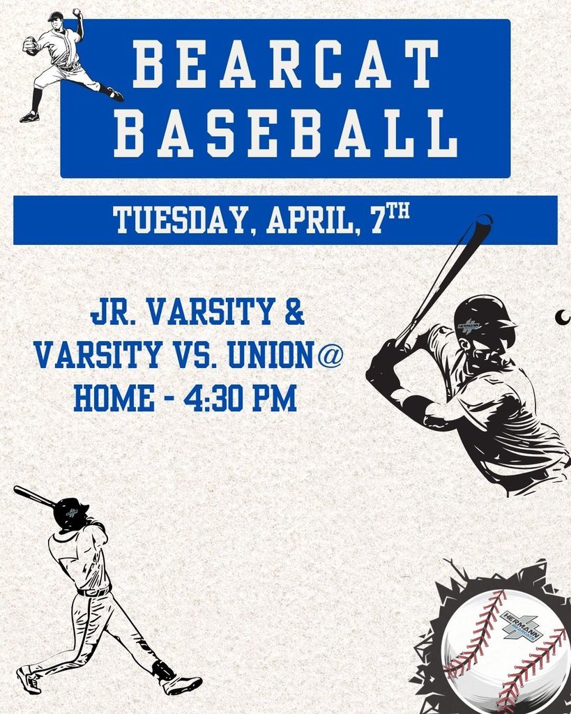 Bearcat baseball game location and time