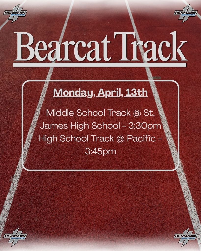 MS and HS track locations and times - April 13
