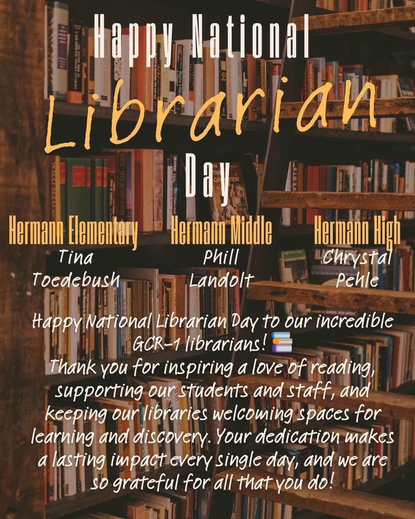Happy National Librarian Day