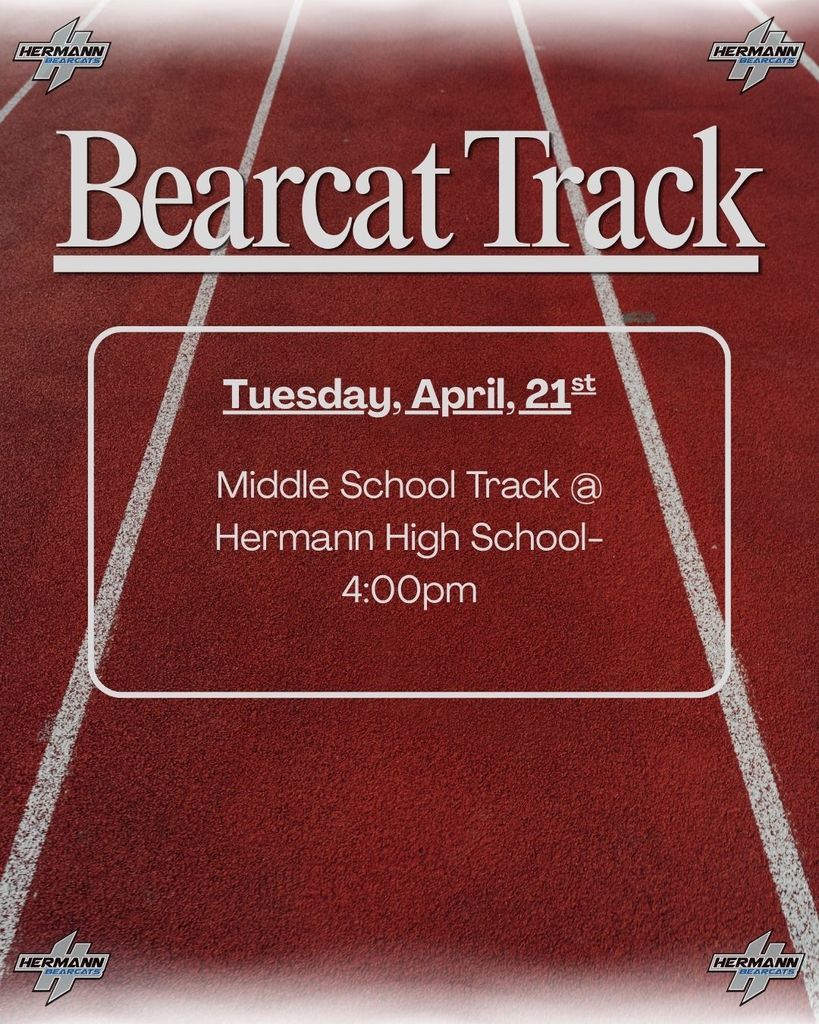 Track meet location, date and time 