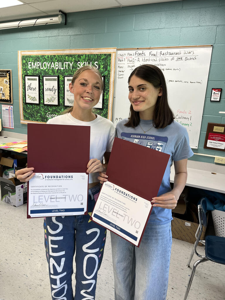 Culinary Arts Certificate winners 