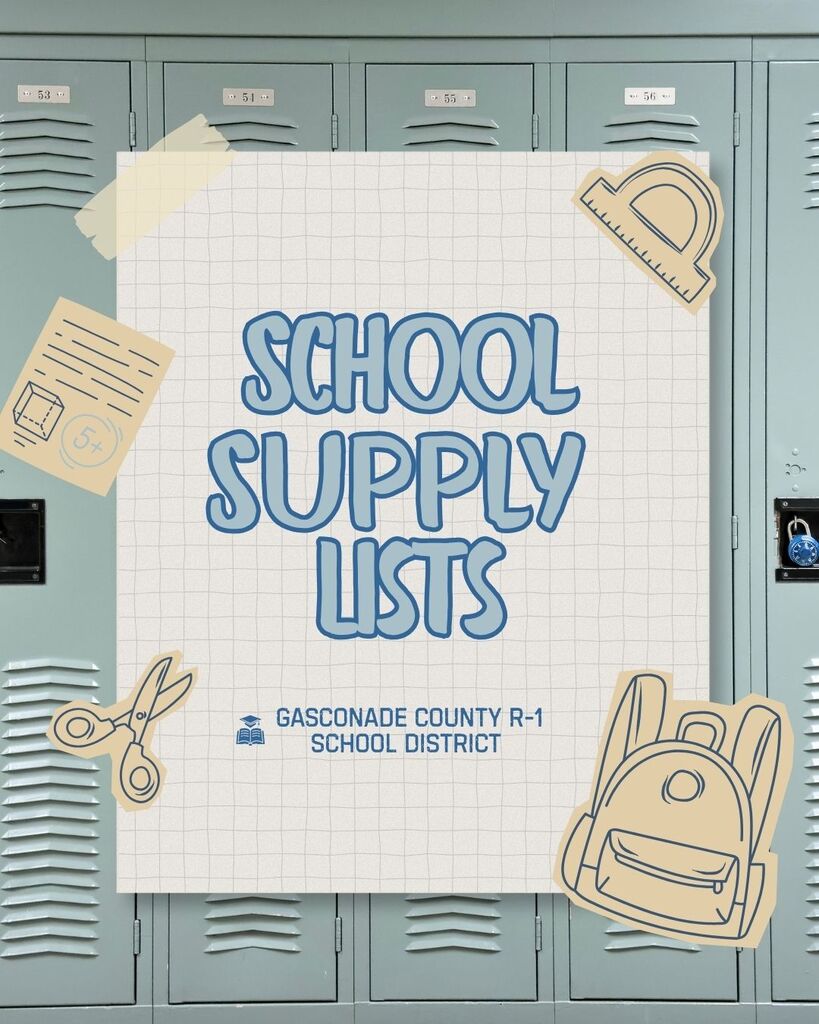 School supply lists 
