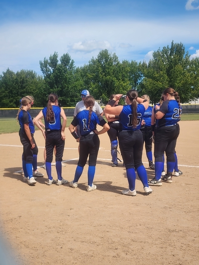 Hermann High Softball falls to Newburg, 6-5, in the second game of the Cuba Tournament.