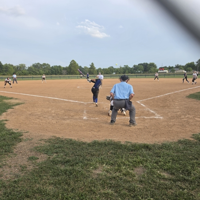 Varsity Softball final, Hermann 30, Wellsville 8. Delilah Nobel with an in the park home run and Alivia Witthaus with a home run!!