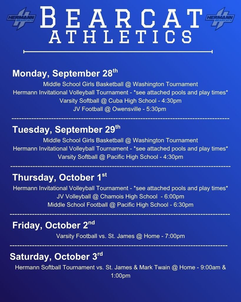 Athletics Sep. 28 - Oct. 3