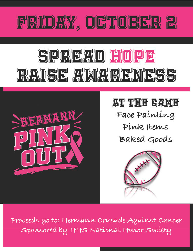 PINK out football game