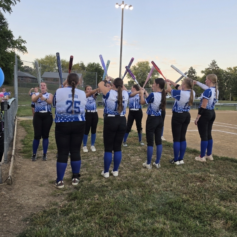 Varsity Softball defeats the St. Louis Patriots 9-8. They also celebrated their seniors with Senior Night! Seniors. we will miss you!