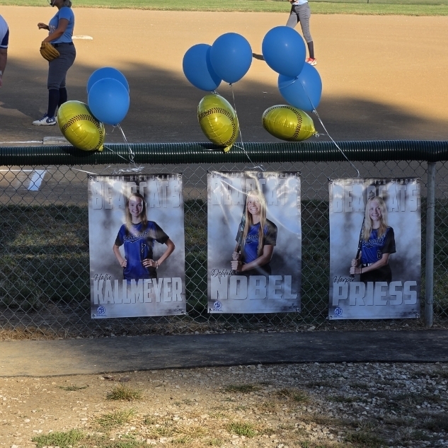 Varsity Softball defeats the St. Louis Patriots, 9-8. They also celebrated their seniors with Senior Night! Seniors, we will miss you!