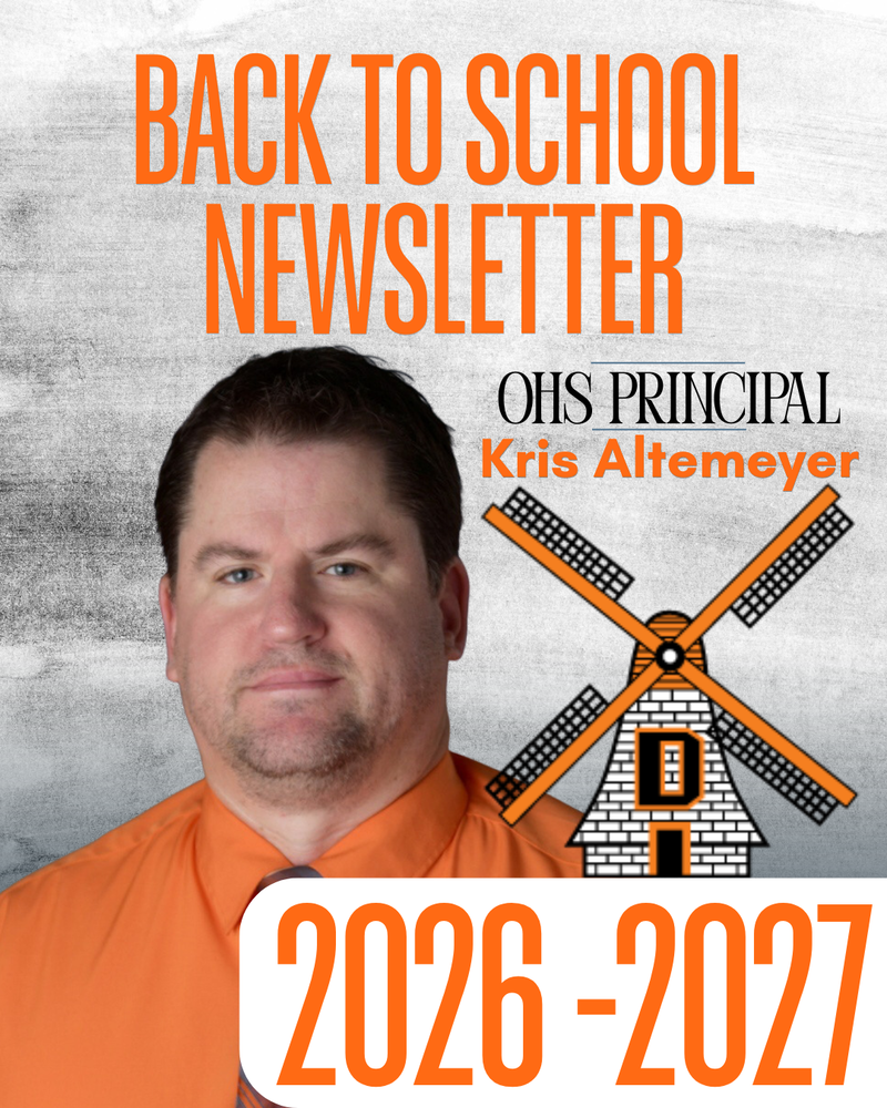 Back To School Newsletter
