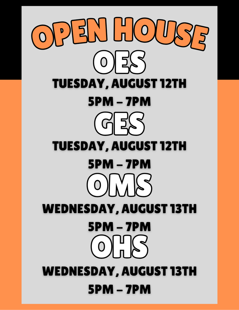 Open House Times