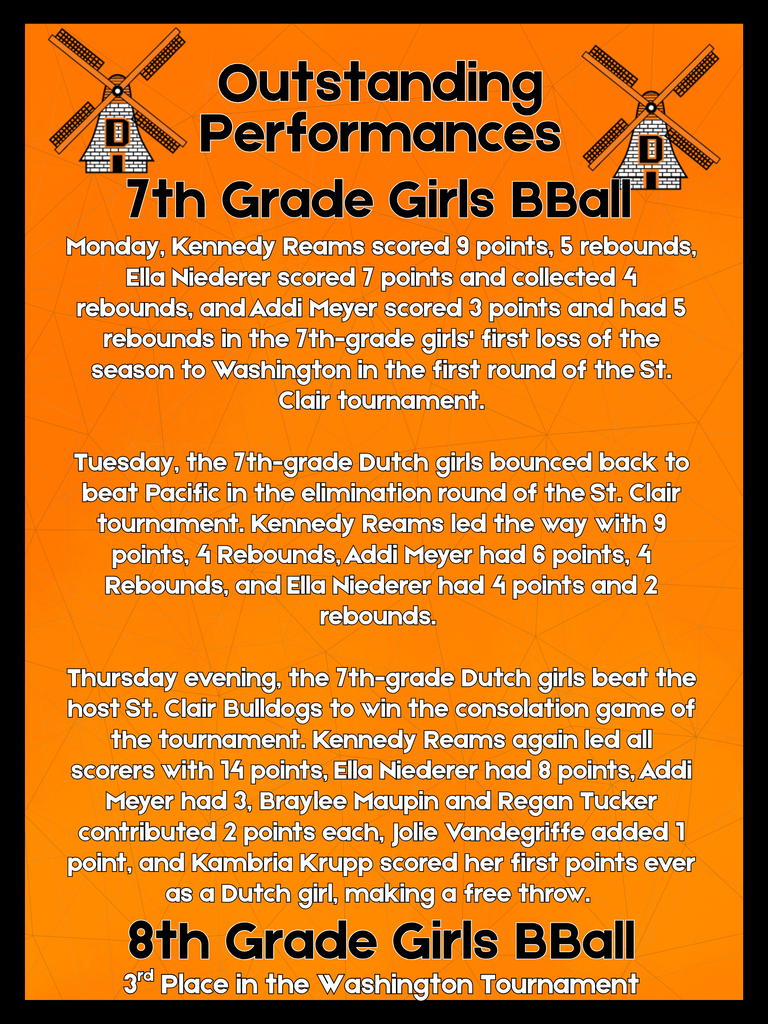 Outstanding Performances