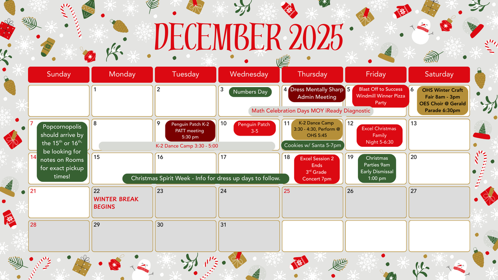 Dec Calendar