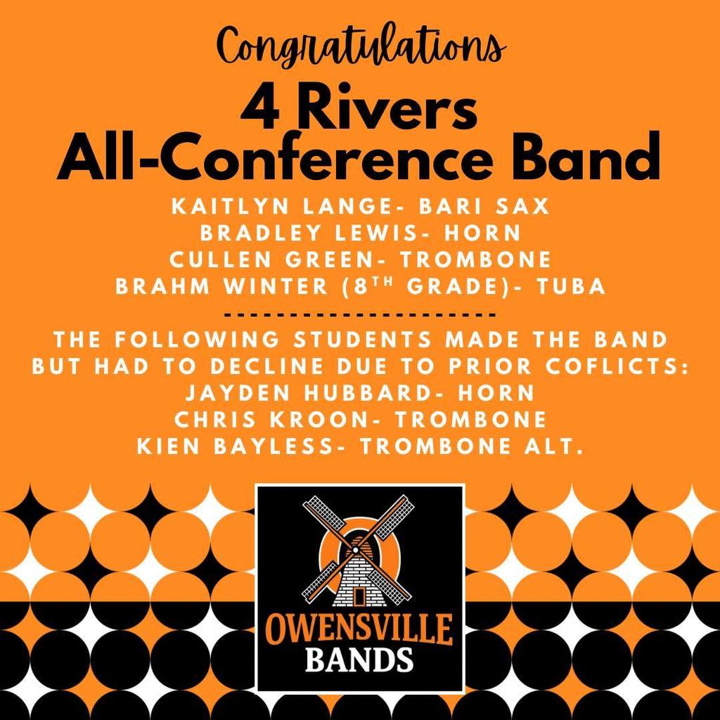 4 Rivers All-Conference Band