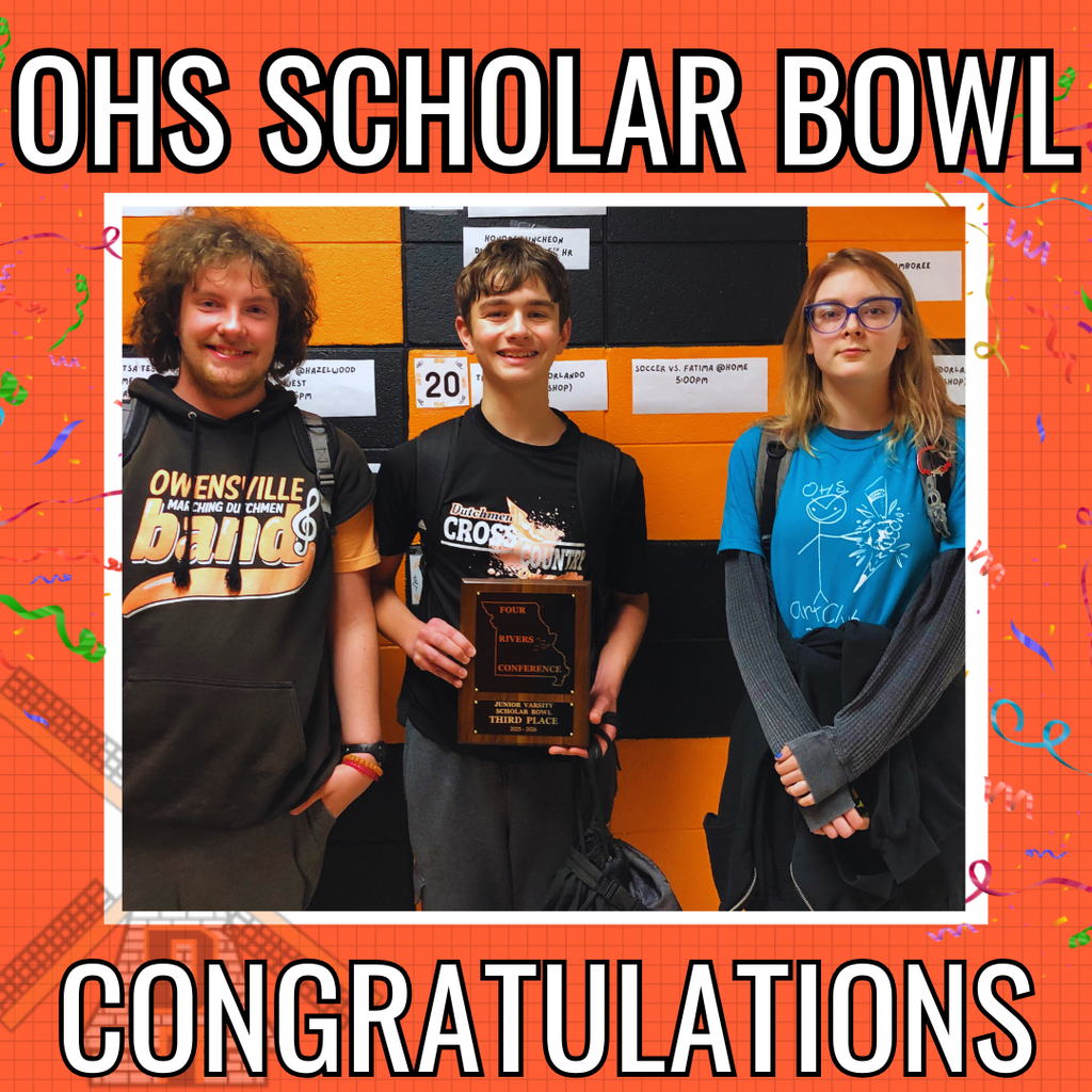 Congratulations OHS Scholar Bowl