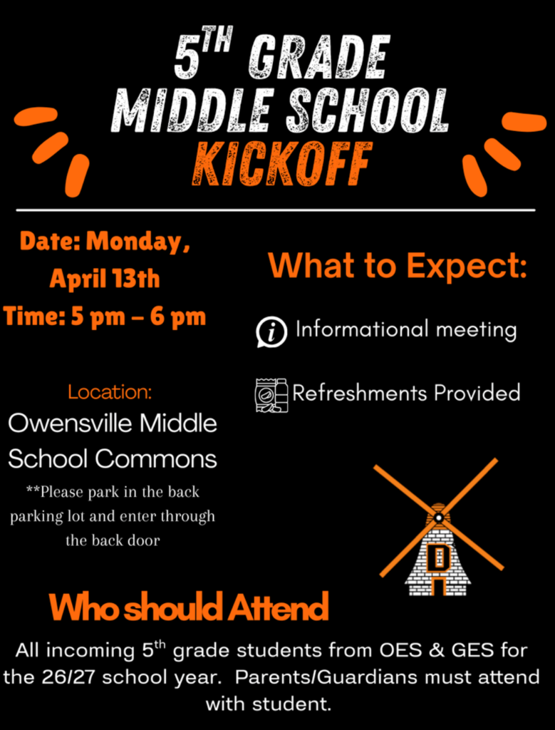 5th Grade MS Kickoff