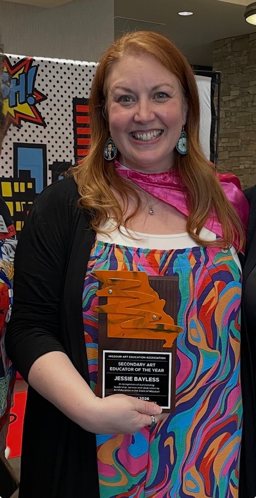 Mrs. Bayless MAEA Secondary Art Educator of the Year
