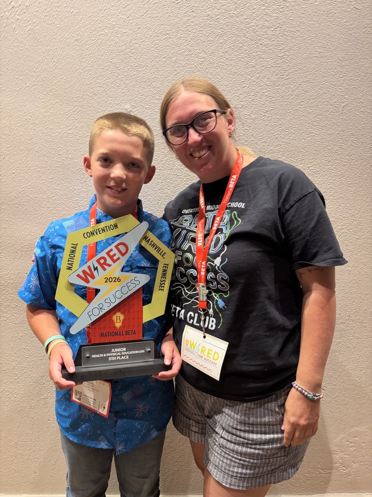 Frank Clancy earned 5th place at the national BETA convention.