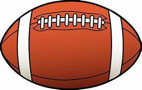 Brown Football with laces