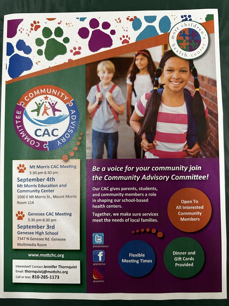 Genesee CAC Meeting