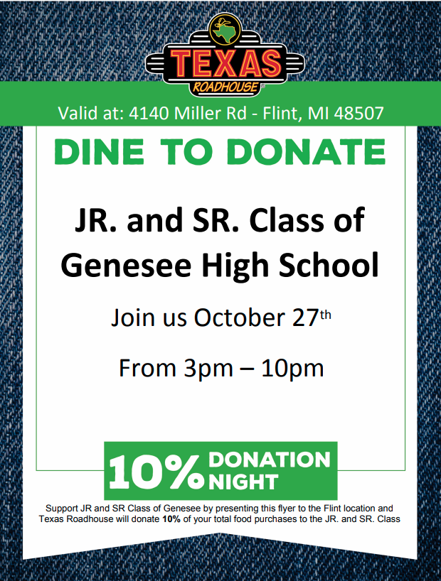Dine to donate