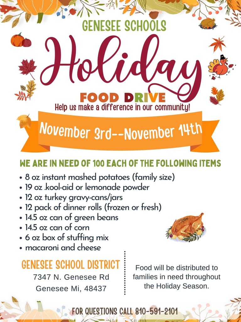 Holiday Food Drive