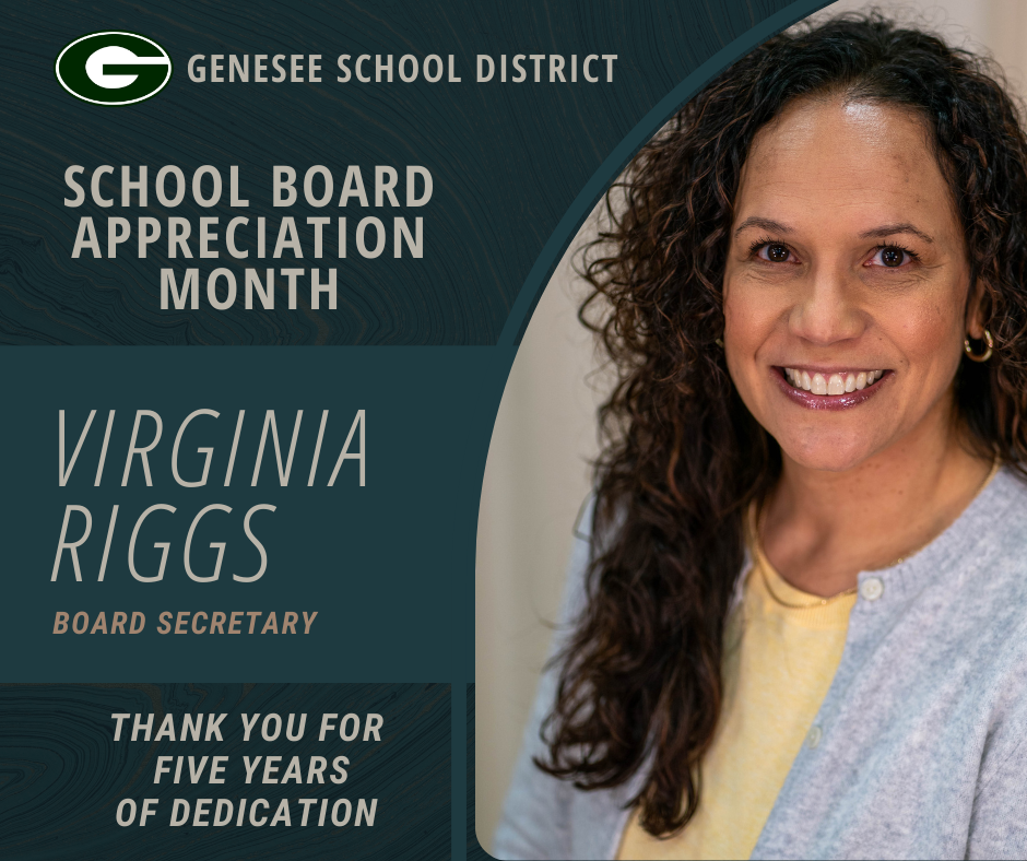 Virginia Riggs School Board Appreciation Post