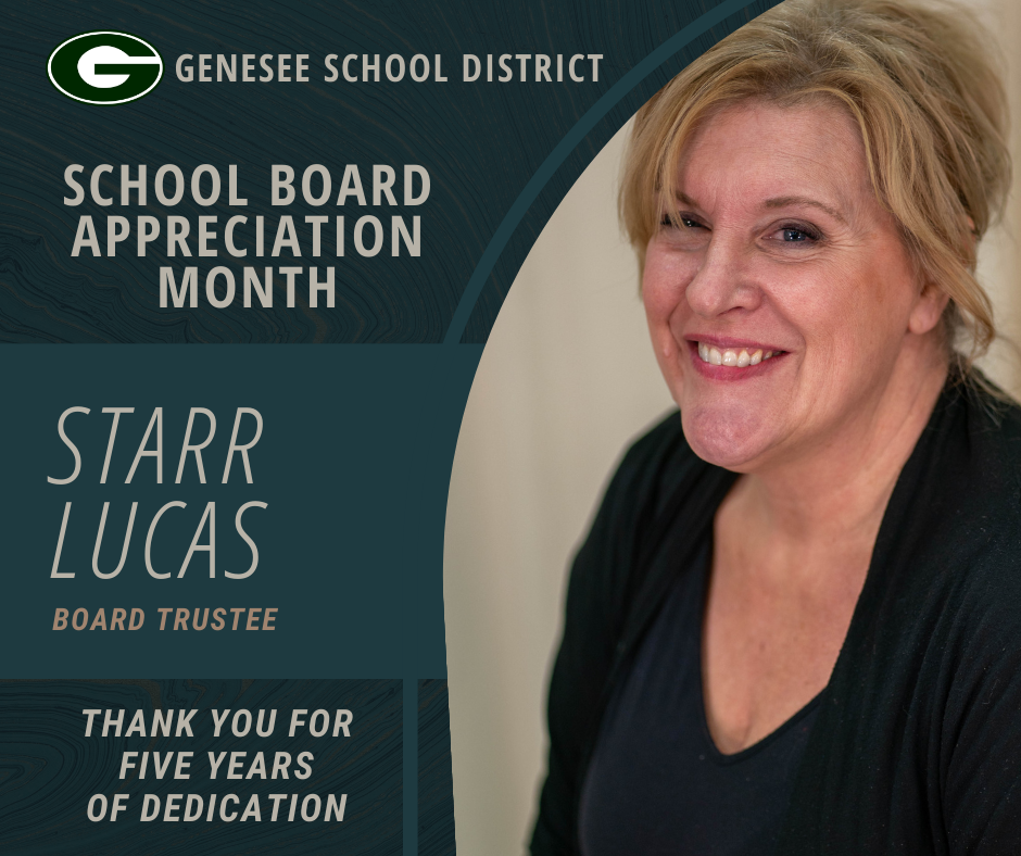 Starr Lucas School Board Appreciation