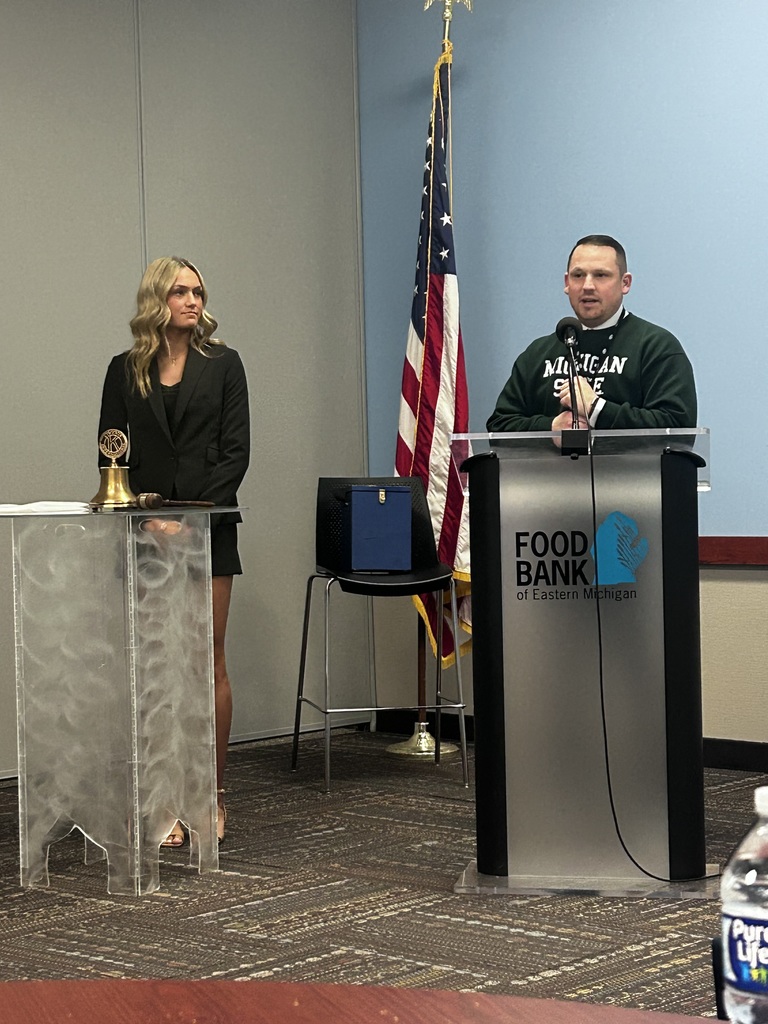 Averie Zinn and Principal/AD Jay Magro