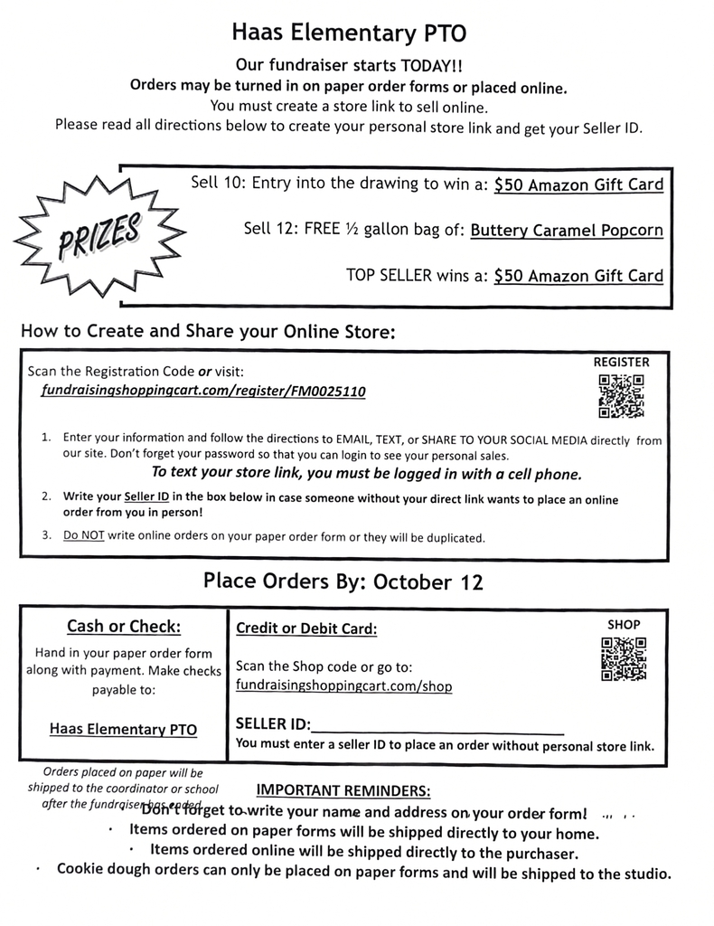 PTO Fundraiser 