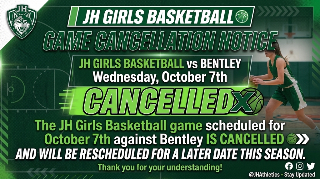 JH Cancellation for 10/7/2026