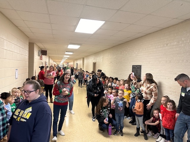 Students singing
