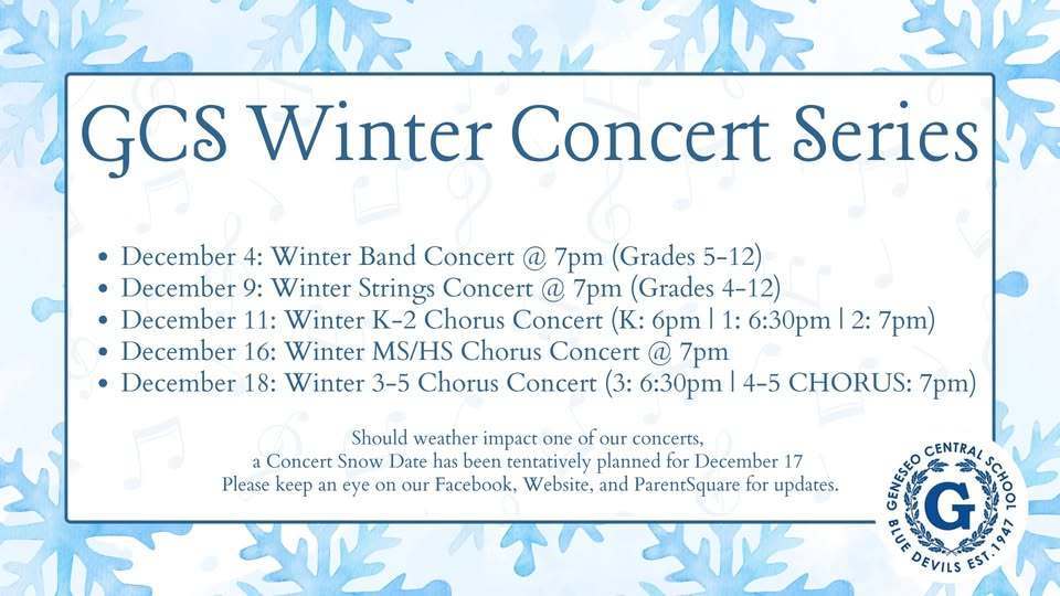 Winter Concerts
