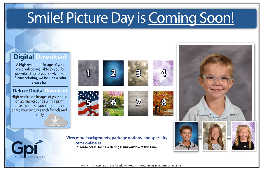 Picture Day Sept 10