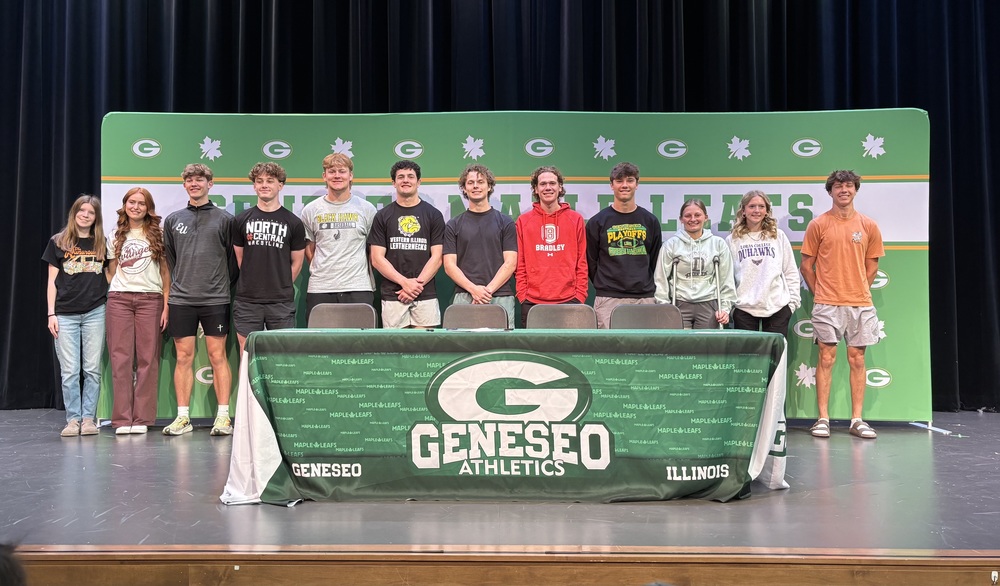 Geneseo student-athletes sign National Letters of Intent