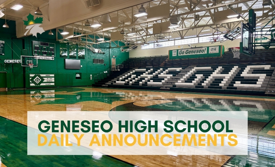 GHS Announcements 9-3-26
